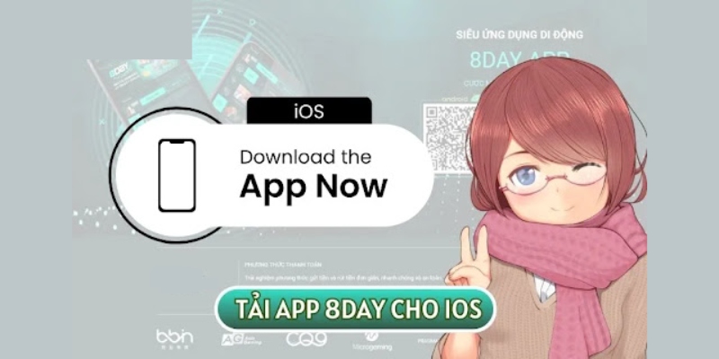 Tải app 8DAY cho hệ điều hành iOS